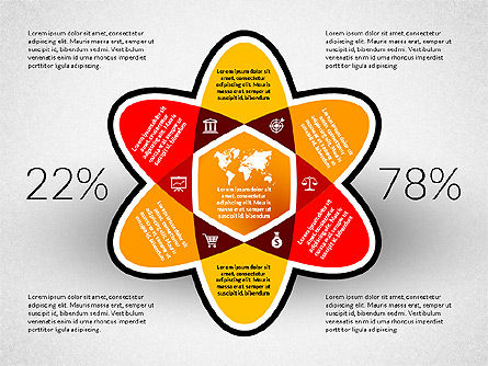 Caja de herramientas Elementos de Infografía, Diapositiva 4, 02342, Infografías — PoweredTemplate.com