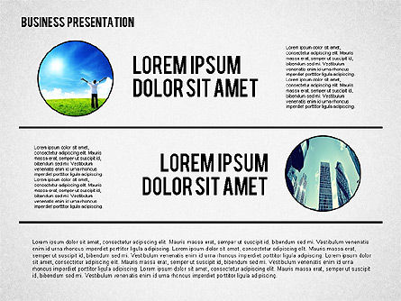 Business Presentation with Globe, Slide 8, 02344, Presentation Templates — PoweredTemplate.com