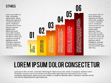 Fasi e passaggi diagramma, Slide 2, 02345, Diagrammi Palco — PoweredTemplate.com