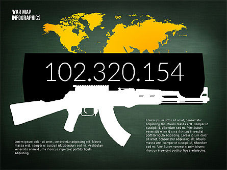 Infographie de l'armée, Diapositive 10, 02347, Infographies — PoweredTemplate.com