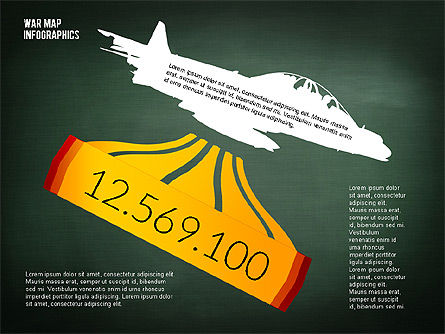 Infografía Militar, Diapositiva 13, 02347, Infografías — PoweredTemplate.com