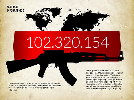 Infographie de l'armée, Diapositive 2, 02347, Infographies — PoweredTemplate.com
