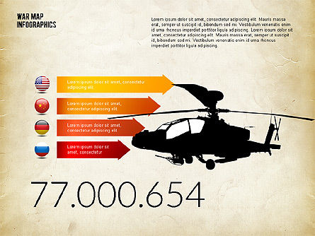 Infographie de l'armée, Diapositive 6, 02347, Infographies — PoweredTemplate.com