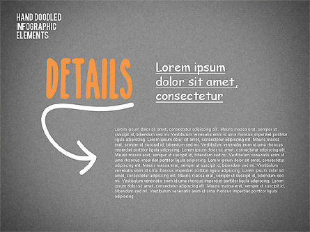 Elementos Infográficos Doodled, Diapositiva 10, 02348, Infografías — PoweredTemplate.com