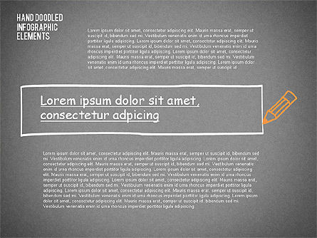 Elementos Infográficos Doodled, Diapositiva 14, 02348, Infografías — PoweredTemplate.com