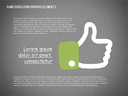Elementos Infográficos Doodled, Diapositiva 16, 02348, Infografías — PoweredTemplate.com