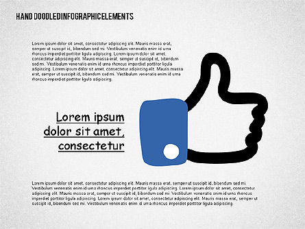Elementos Infográficos Doodled, Diapositiva 8, 02348, Infografías — PoweredTemplate.com