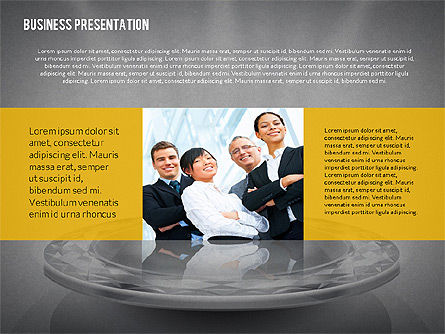 Presentatiesjabloon voor zakelijk team (data driven), Dia 10, 02349, Presentatie Templates — PoweredTemplate.com