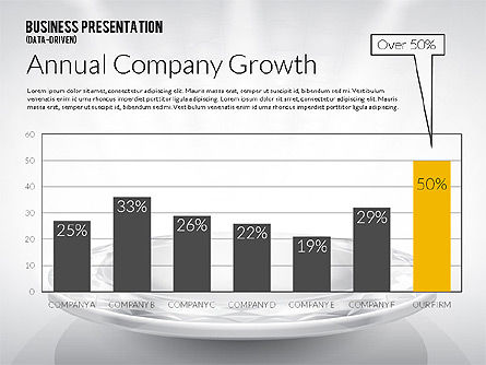 Plantilla de presentación de Business Team (basada en datos), Diapositiva 6, 02349, Plantillas de presentación — PoweredTemplate.com