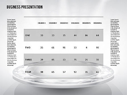 Business Team Presentation Template (data driven), Slide 8, 02349, Presentation Templates — PoweredTemplate.com