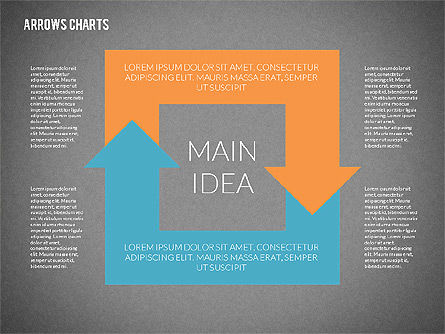 Presentasi Dengan Panah, Slide 10, 02350, Diagram Proses — PoweredTemplate.com