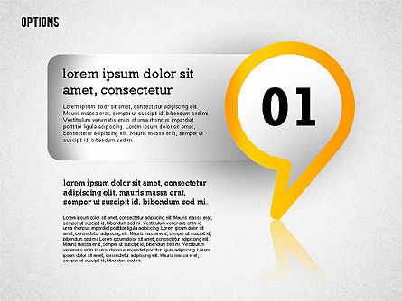 다채로운 옵션 도구 상자, 슬라이드 2, 02356, 모양 — PoweredTemplate.com