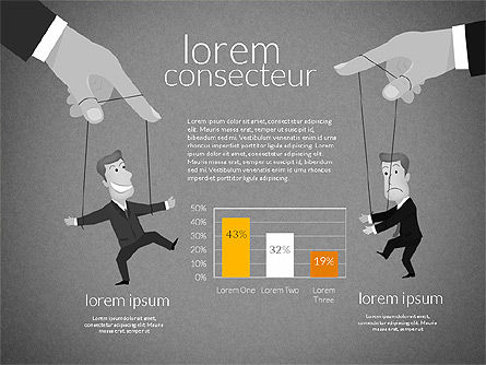 Concepto de plantilla de presentación de negocios con carácter, Diapositiva 15, 02357, Plantillas de presentación — PoweredTemplate.com