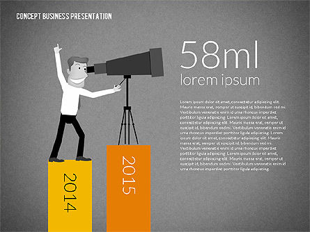 Concept de modèle de présentation d'entreprise avec caractère, Diapositive 9, 02357, Modèles de présentations — PoweredTemplate.com