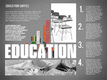 Modèle de présentation en nuage de mots éducatifs, Diapositive 13, 02359, Modèles de présentations — PoweredTemplate.com