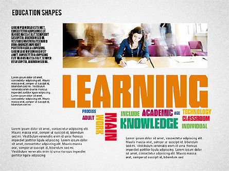 교육 단어 구름 프리젠 테이션 템플릿, 슬라이드 4, 02359, 프레젠테이션 템플릿 — PoweredTemplate.com