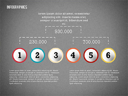 Presentazione moderna con forme piatte, Slide 15, 02360, Modelli Presentazione — PoweredTemplate.com