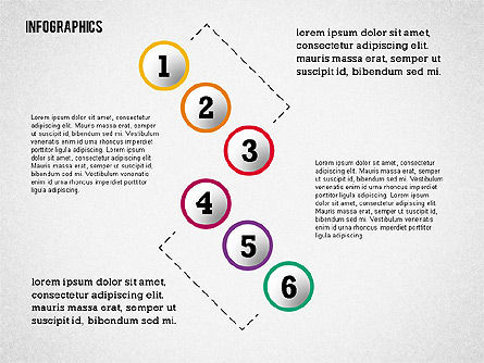 Presentación moderna con formas planas, Diapositiva 4, 02360, Plantillas de presentación — PoweredTemplate.com