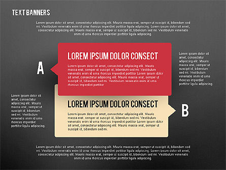 Banners de texto rectangular, Diapositiva 12, 02363, Cuadros de texto — PoweredTemplate.com
