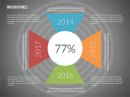 Infografía colorida de la presentación, Diapositiva 16, 02364, Infografías — PoweredTemplate.com