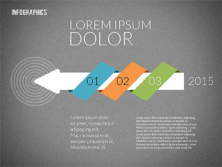 Kleurrijke presentatie infographics, Dia 9, 02364, Infographics — PoweredTemplate.com