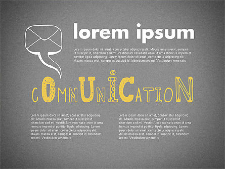 Plantilla de presentación de comunicación, Diapositiva 9, 02365, Plantillas de presentación — PoweredTemplate.com