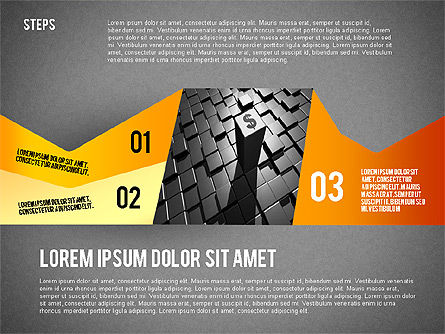 Langkah Agenda Yang Penuh Warna, Slide 16, 02369, Diagram Panggung — PoweredTemplate.com