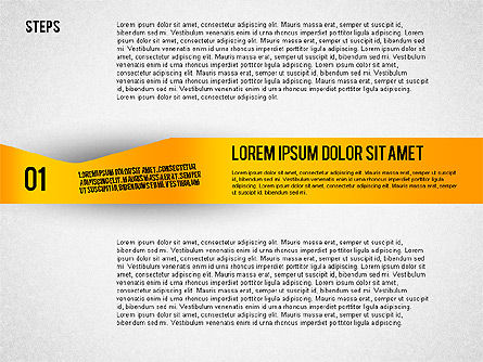 Langkah Agenda Yang Penuh Warna, Slide 2, 02369, Diagram Panggung — PoweredTemplate.com