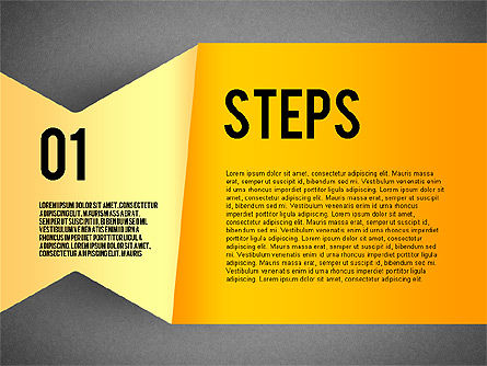 Langkah Agenda Yang Penuh Warna, Slide 9, 02369, Diagram Panggung — PoweredTemplate.com
