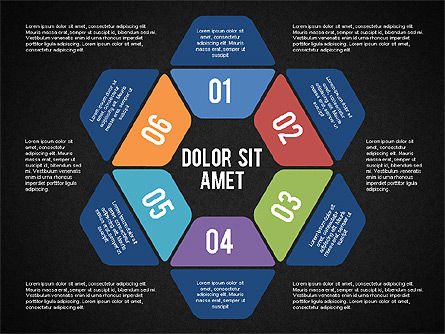 Stages diagram toolbox, Dia 10, 02372, Stage diagrams — PoweredTemplate.com
