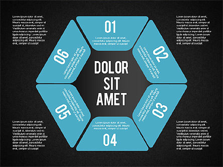 Stadi diagramma Toolbox, Slide 14, 02372, Diagrammi Palco — PoweredTemplate.com