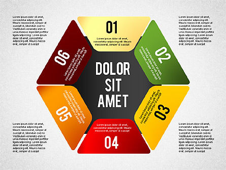 Boîte à outils diagramme des étapes, Diapositive 6, 02372, Schémas d'étapes — PoweredTemplate.com