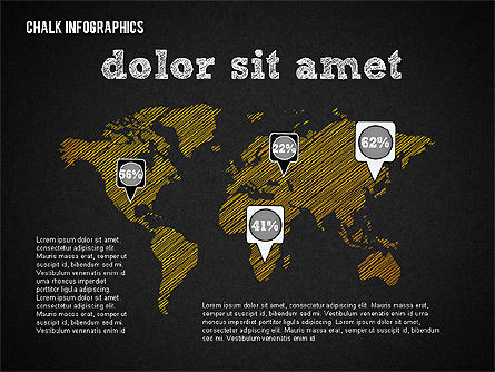 Kreide-Infografiken, Folie 16, 02375, Infografiken — PoweredTemplate.com