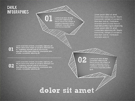 Chalk Infographics, Diapositiva 3, 02375, Infografías — PoweredTemplate.com