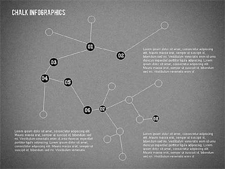 チョークのinfographics, スライド 4, 02375, インフォグラフィック — PoweredTemplate.com