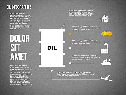 Oil Infographics Presentation Template, Slide 10, 02376, Presentation Templates — PoweredTemplate.com