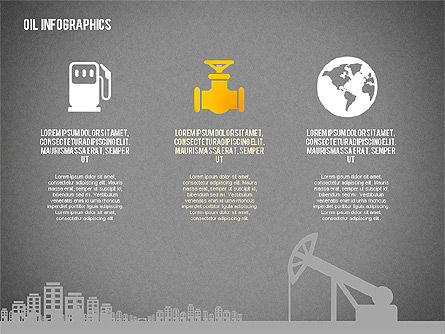 Oil Infographics Presentation Template, Slide 15, 02376, Presentation Templates — PoweredTemplate.com