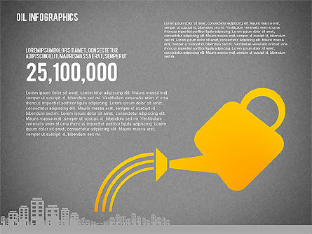 Oil Infographics Presentation Template, Slide 16, 02376, Presentation Templates — PoweredTemplate.com