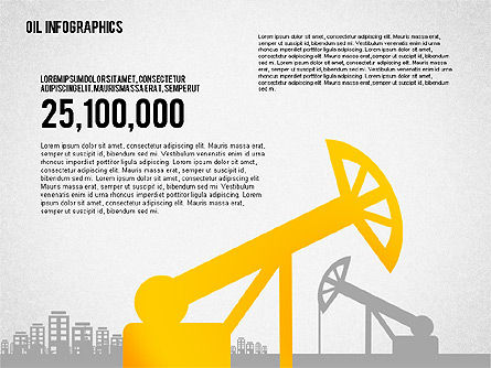Oil Infographics Presentation Template, Slide 5, 02376, Presentation Templates — PoweredTemplate.com
