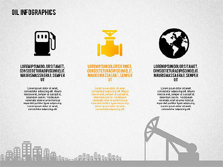 Oil Infographics Presentation Template, Slide 7, 02376, Presentation Templates — PoweredTemplate.com