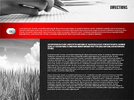 Direcciones y Etapas, Diapositiva 13, 02377, Diagramas de la etapa — PoweredTemplate.com