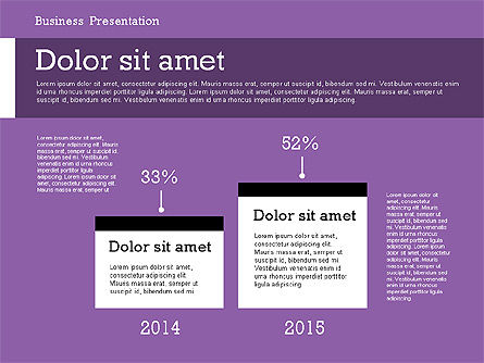 Business Report Modern Presentation Template (data driven), Slide 5, 02378, Presentation Templates — PoweredTemplate.com