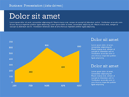 Bedrijfsrapport moderne presentatiesjabloon (data-driven), Dia 7, 02378, Presentatie Templates — PoweredTemplate.com