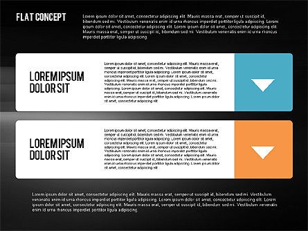 Presentation Template in Flat Design Concept, Slide 16, 02380, Presentation Templates — PoweredTemplate.com