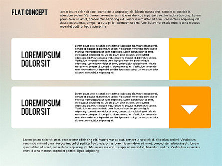 Plantilla de presentación en el concepto de diseño plano, Diapositiva 8, 02380, Plantillas de presentación — PoweredTemplate.com