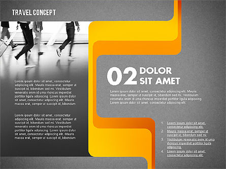 Concept de présentation de voyage, Diapositive 11, 02382, Modèles de présentations — PoweredTemplate.com
