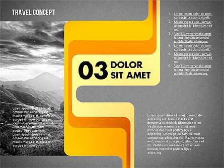 Concepto de presentación de viajes, Diapositiva 12, 02382, Plantillas de presentación — PoweredTemplate.com