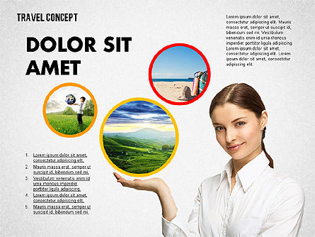Concepto de presentación de viajes, Diapositiva 8, 02382, Plantillas de presentación — PoweredTemplate.com