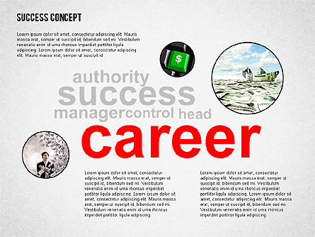 Mot-clé de concept de réussite, Diapositive 2, 02385, Modèles de présentations — PoweredTemplate.com
