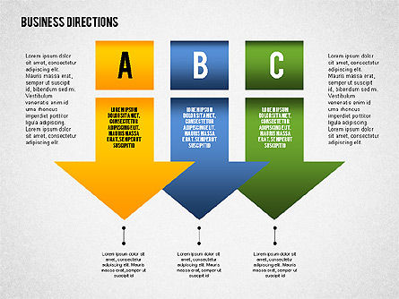 Colored Arrows Toolbox, Slide 4, 02387, Process Diagrams — PoweredTemplate.com